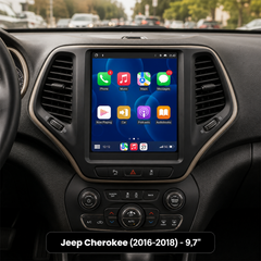 Jeep Cherokee 2016-2018 - 9,7" radio met Apple CarPlay en Android Auto 