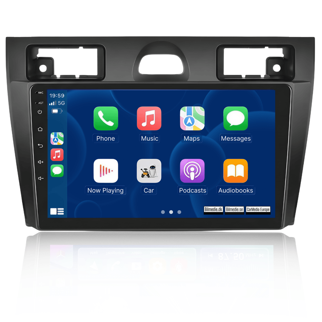 Ford Fiesta 2006-2011 – 9” radio met draadloze Apple CarPlay & Android Auto 