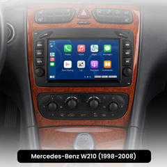 Mercedes-Benz W210 mm. 1998-2008 - 7" radio met Apple CarPlay en Android Auto 
