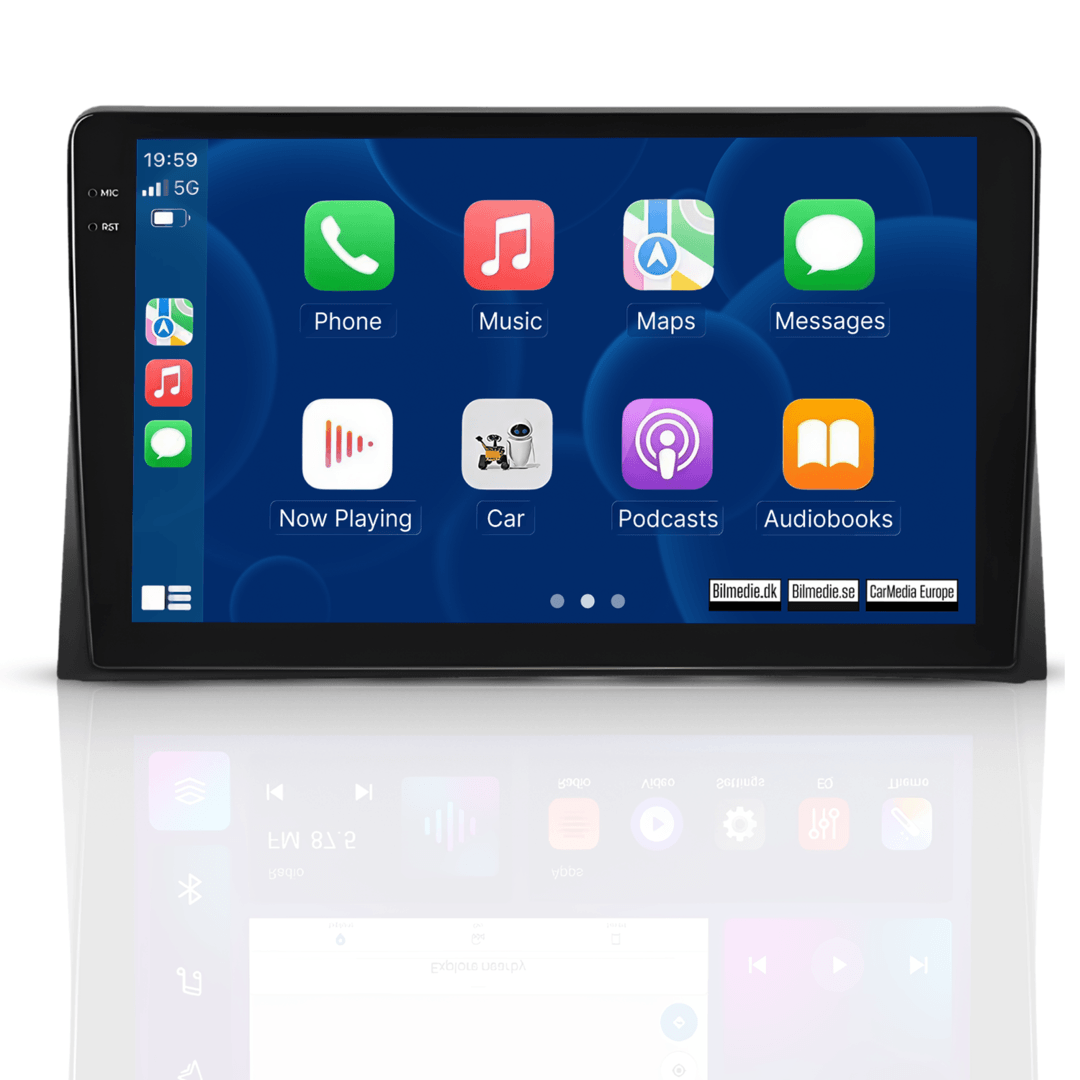 VW Transporter 03-15 - 9" radio met Apple CarPlay en Android Auto 