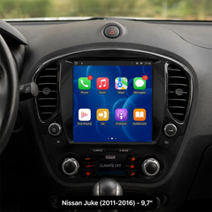 Nissan Juke 2011-2016 - 9,7" radio met Apple CarPlay en Android Auto 