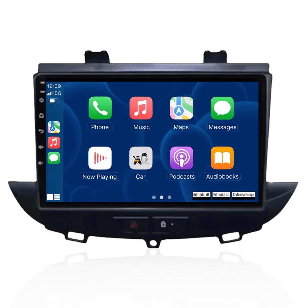Opel Grandland/Crossland 16-20 - 9" radio met Apple CarPlay en Android Auto 