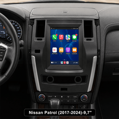 Nissan Patrol 2017-2024 - 9,7" autoradio met Apple CarPlay en Android Auto 