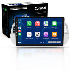 Fiat 500 07-15 - 9" radio met Apple CarPlay en Android Auto 