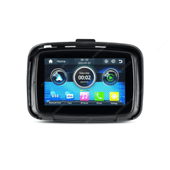 5” CarPlay voor motorfiets met hoes – draadloos Apple CarPlay & Android Auto-scherm met gebruiksvriendelijke interface.