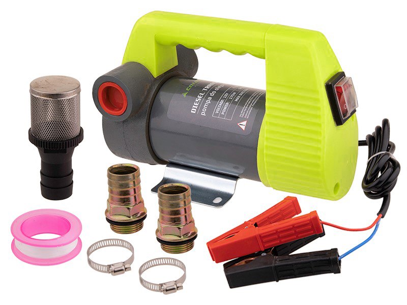 Dieselpomp 12V 175W met filter en aansluitingen