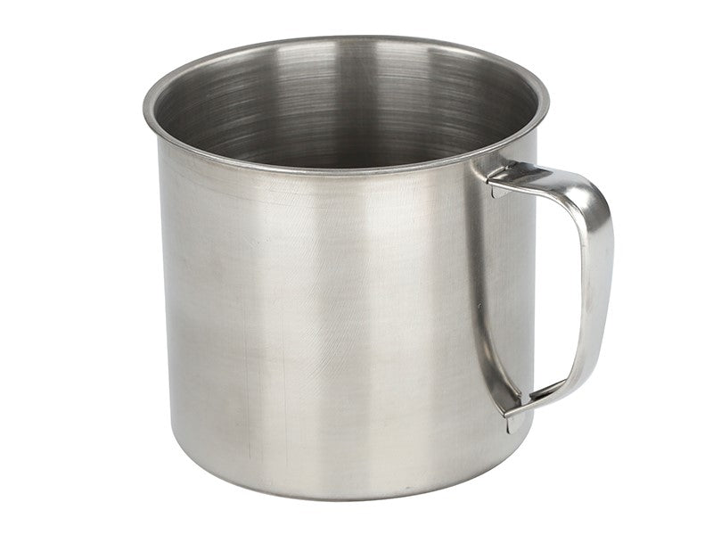 CARMOTION stalen mok 800 ml met handvat