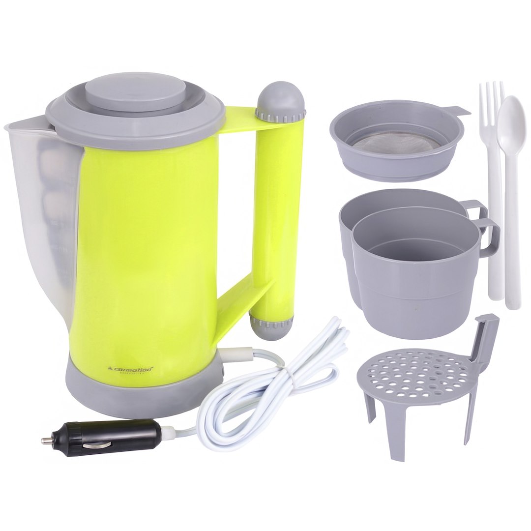 Auto-waterkoker 0,7 l 12V met accessoires van CARMOTION