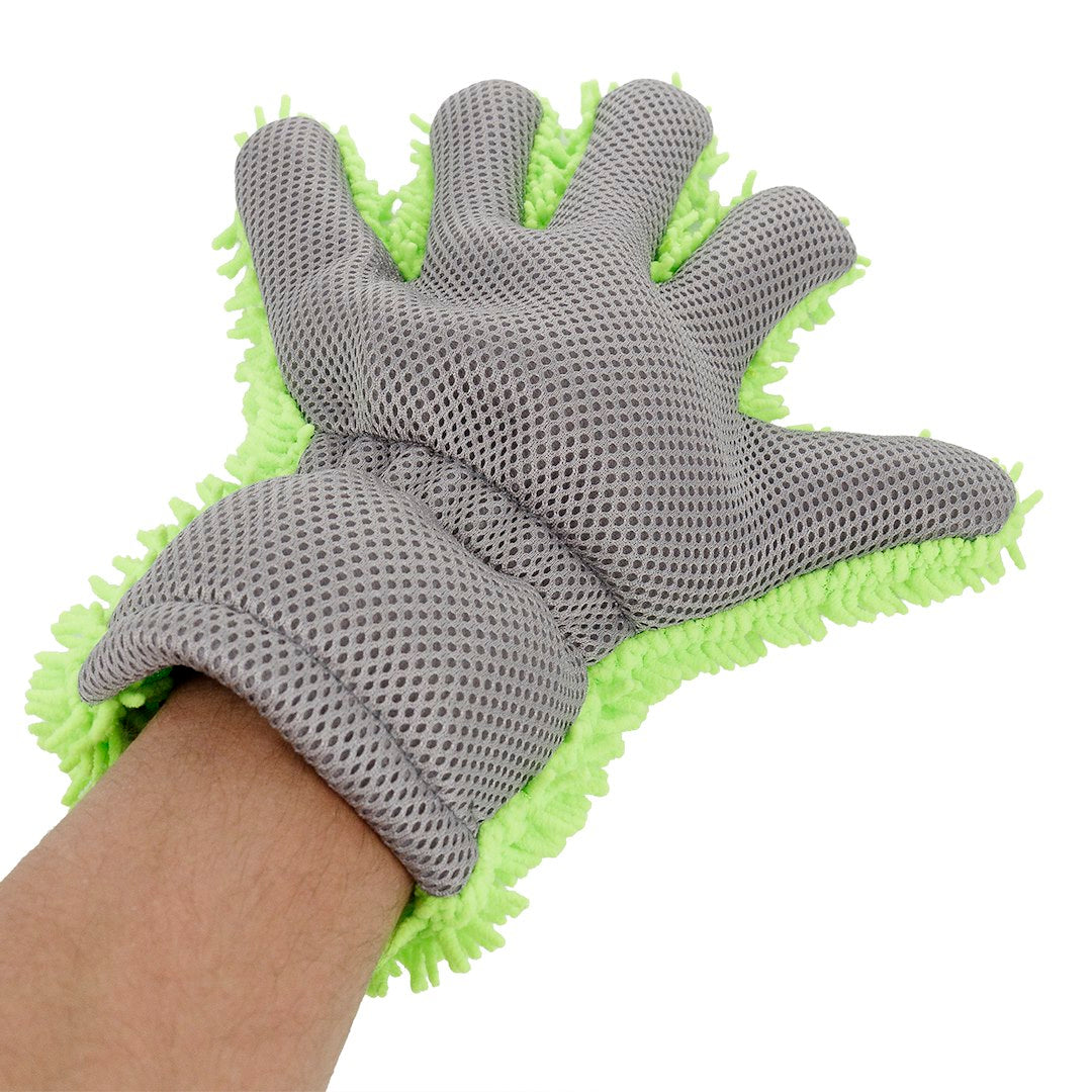 Chenille washandschoen van microvezel voor het wassen van de auto