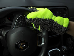 CARMOTION microvezel washandschoen met mesh