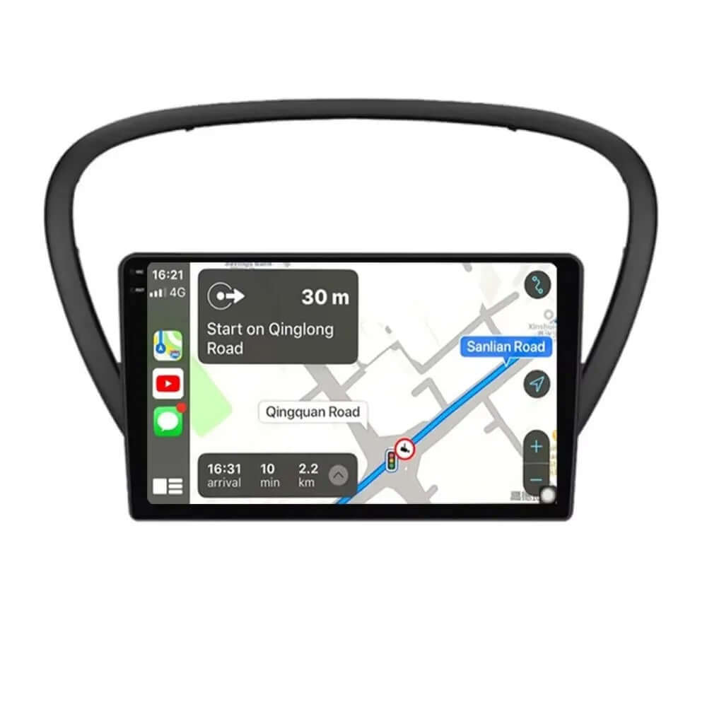 Peugeot 607 04-10 - 9" Radio m. Apple CarPlay og Android Auto – Bilmedie.dk