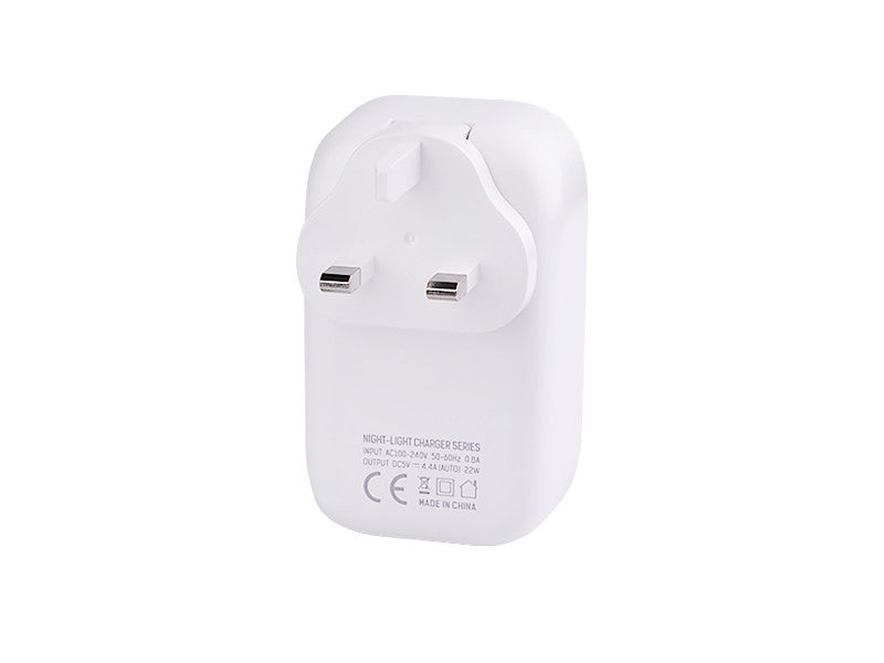 WAYME oplader voor het stopcontact met 4 USB-A-poorten