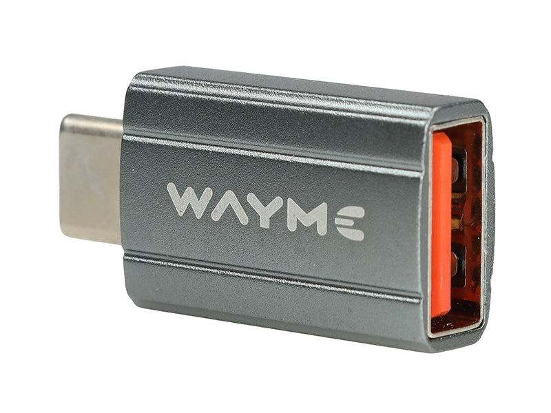 Compacte USB-C naar USB-adapter met OTG