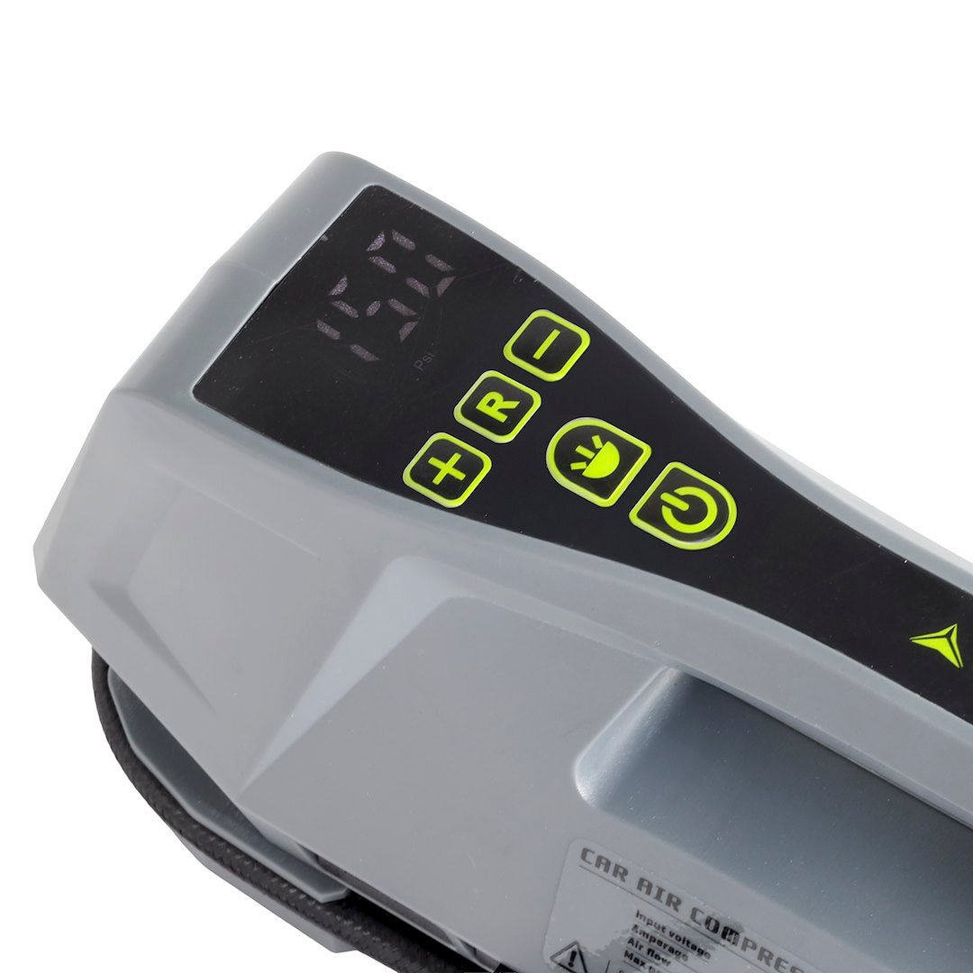 Luchtcompressor met automatische stop, digitaal display en 10 bar druk