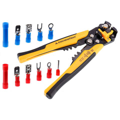Afstriptang set met kabelschoenen en kabelbinders