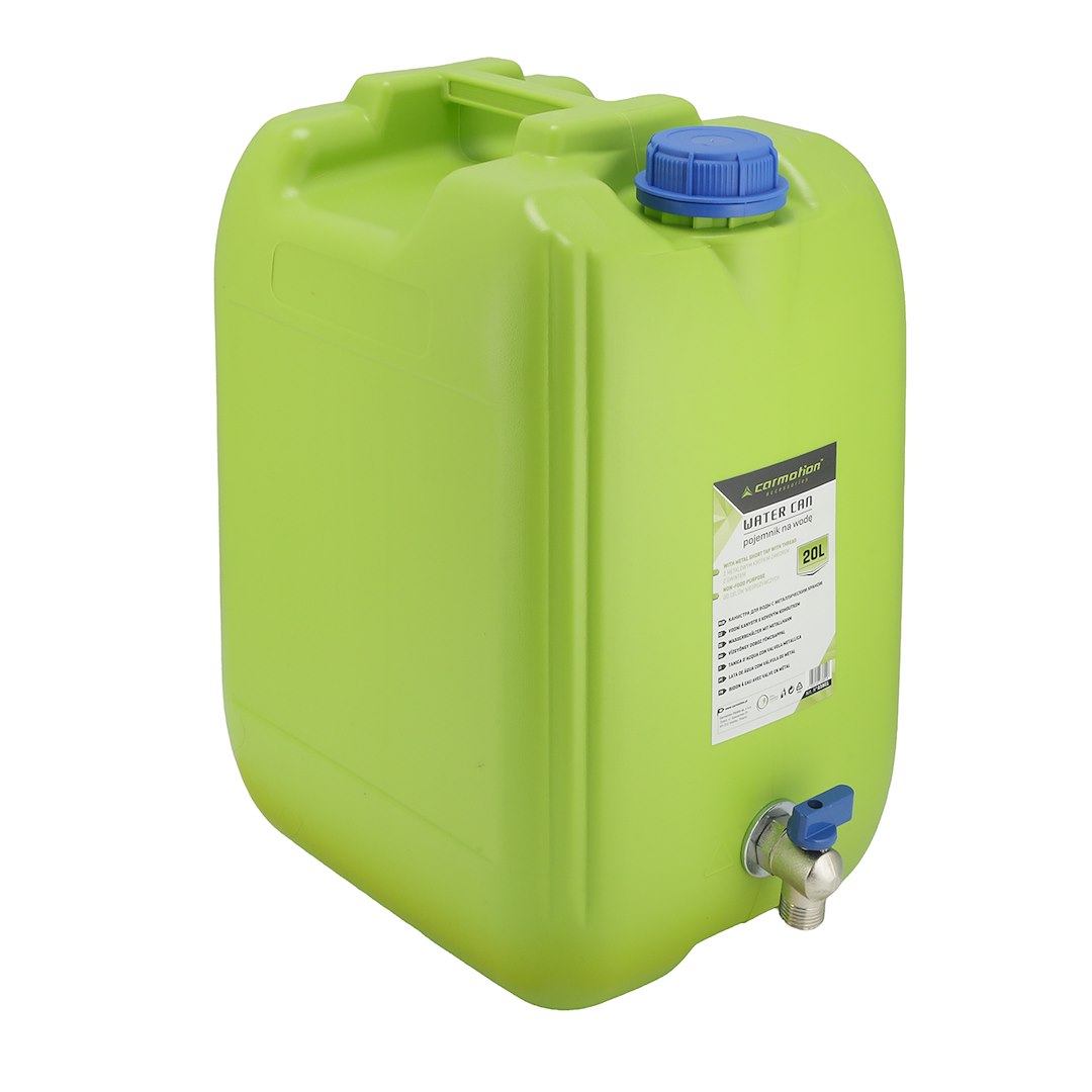 Waterjerrycan 20 L met korte metalen kraan
