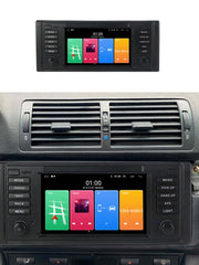 BMW E39 - 7" Radio m. Apple Carplay og Android Auto – Bilmedie.dk