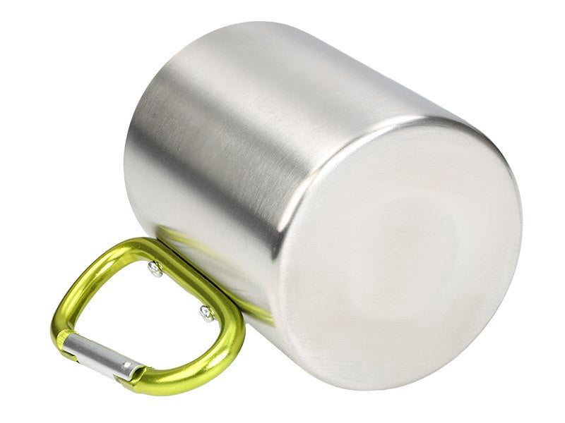 Stalen mok met dubbele metalen wanden en een inhoud van 300 ml