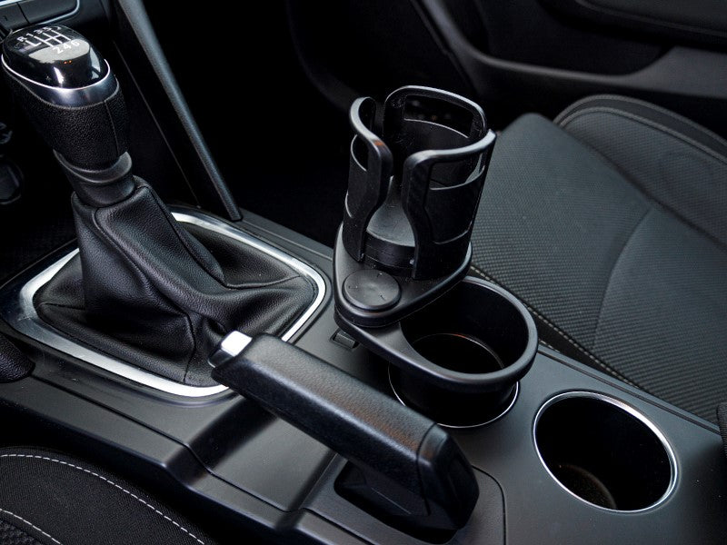 Bekerhouder voor de auto met antislip pad en 360 graden rotatie
