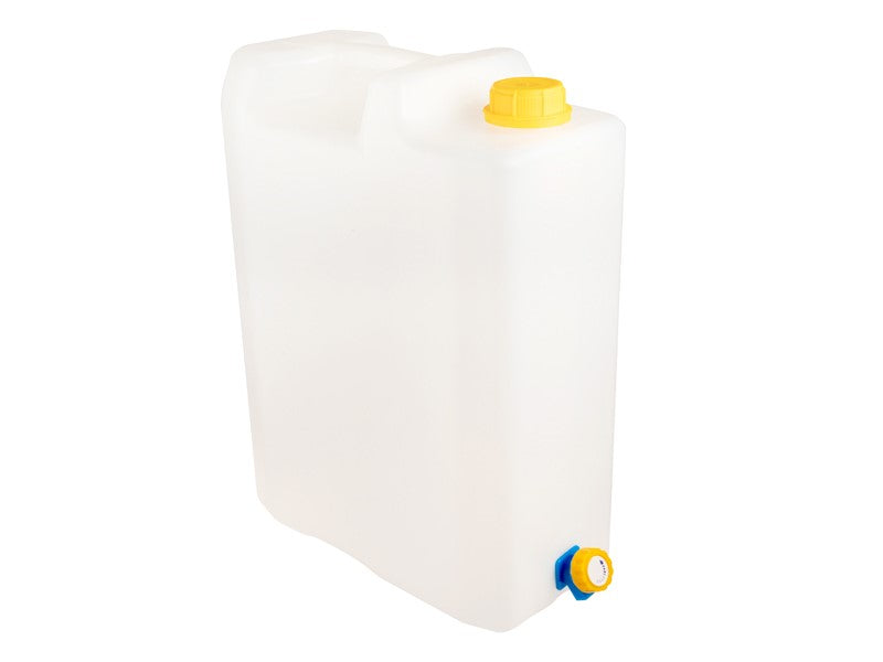 Waterjerrycan 20 L met kunststof kraan voor drinkwater