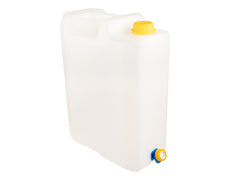 Waterjerrycan 20 L met kunststof kraan voor drinkwater