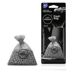 Aroma Fresh Bag Black geurzakje voor de auto met keramische kralen