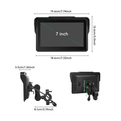 <h2>7” motorfietsscherm met CarPlay, Android Auto, AirPlay en TPMS</h2> 