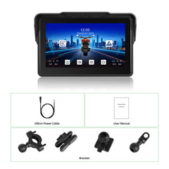 <h2>7” motorfietsscherm met CarPlay, Android Auto, AirPlay en TPMS</h2> 