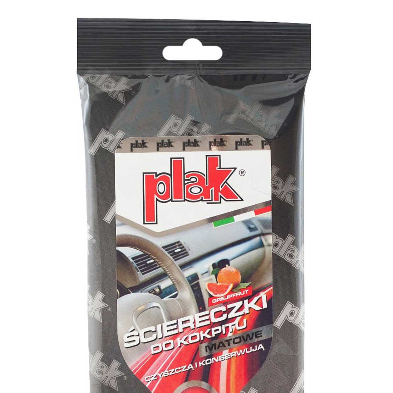 Verpakking met 24 cockpit reinigingsdoekjes voor het auto-interieur
