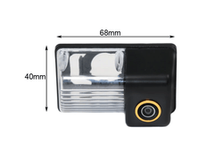 1080P achteruitrijcamera voor Hyundai Sonata, Kia Sportage & Kia Ceed – geïntegreerde kentekenverlichtingscamera (96 × 31 mm) 