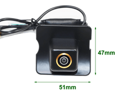 1080P achteruitrijcamera voor Toyota Yaris – achterklepcamera (65 × 27 mm) 
