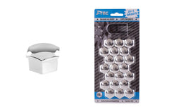 Chroomkleurige boutdoppen voor 19 mm bouten