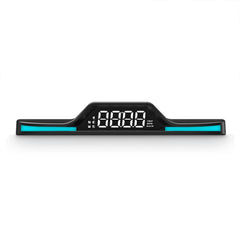Head Up Display (HUD) – Universelt GPS-speedometer med overspeed alarm, digital skærm med stilrent design.