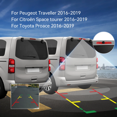 Achteruitrijcamera voor Peugeot / Citroën / Toyota (2016–2019) 
