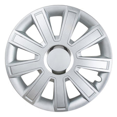 Zilverkleurige Leoplast FLASH wieldop voor 16 inch stalen velgen