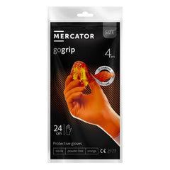 Mercator GoGrip orange nitrilhandsker i størrelse XL