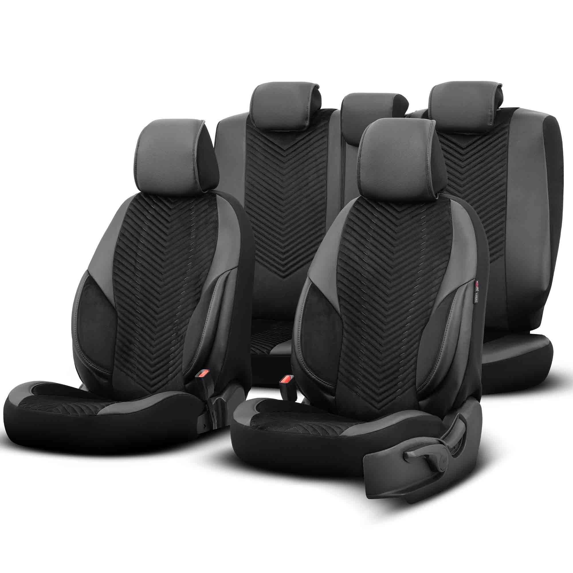 Black Babyface 3-Zip stoelhoezen