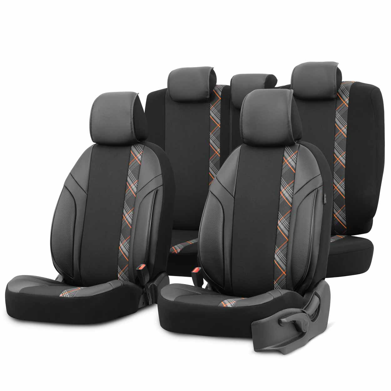 OTOM HORIZON oranje stoelhoezen 3-ZIP