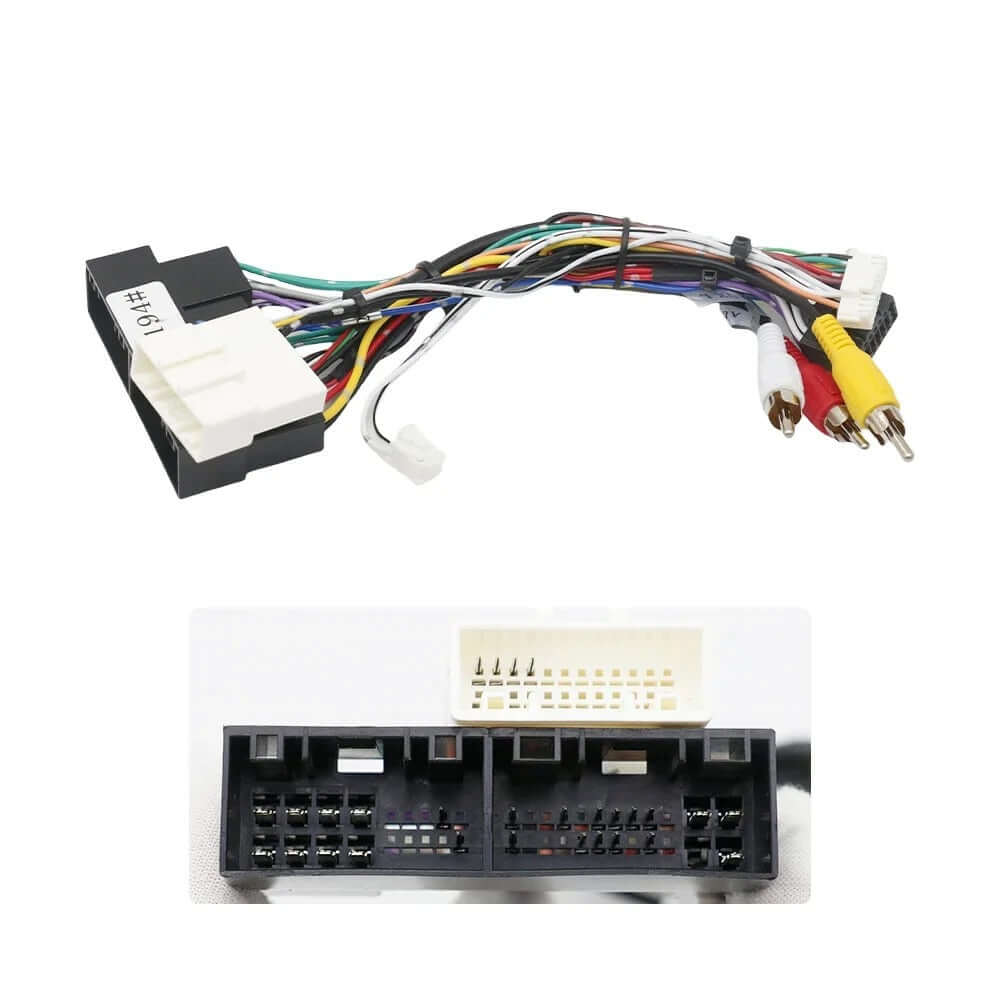 Radiokabel voor Hyundai/Kia met Canbus en org. camera - kabel met aansluitingen voor auto multimedia radio.