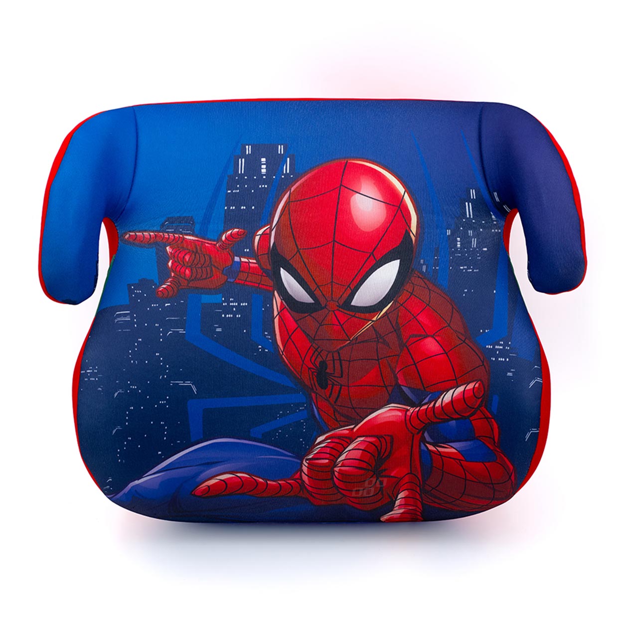 R129 zitverhoger autostoel met Spider-Man-bekleding