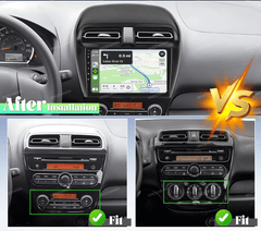 Mitsubishi Space Star 12-18 - 9 "Radio met Apple CarPlay en Android Auto