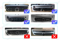 OEM-bedieningspaneel voor Renault Megane 3 (2008-2014) – compatibel met Bilmedie radio 