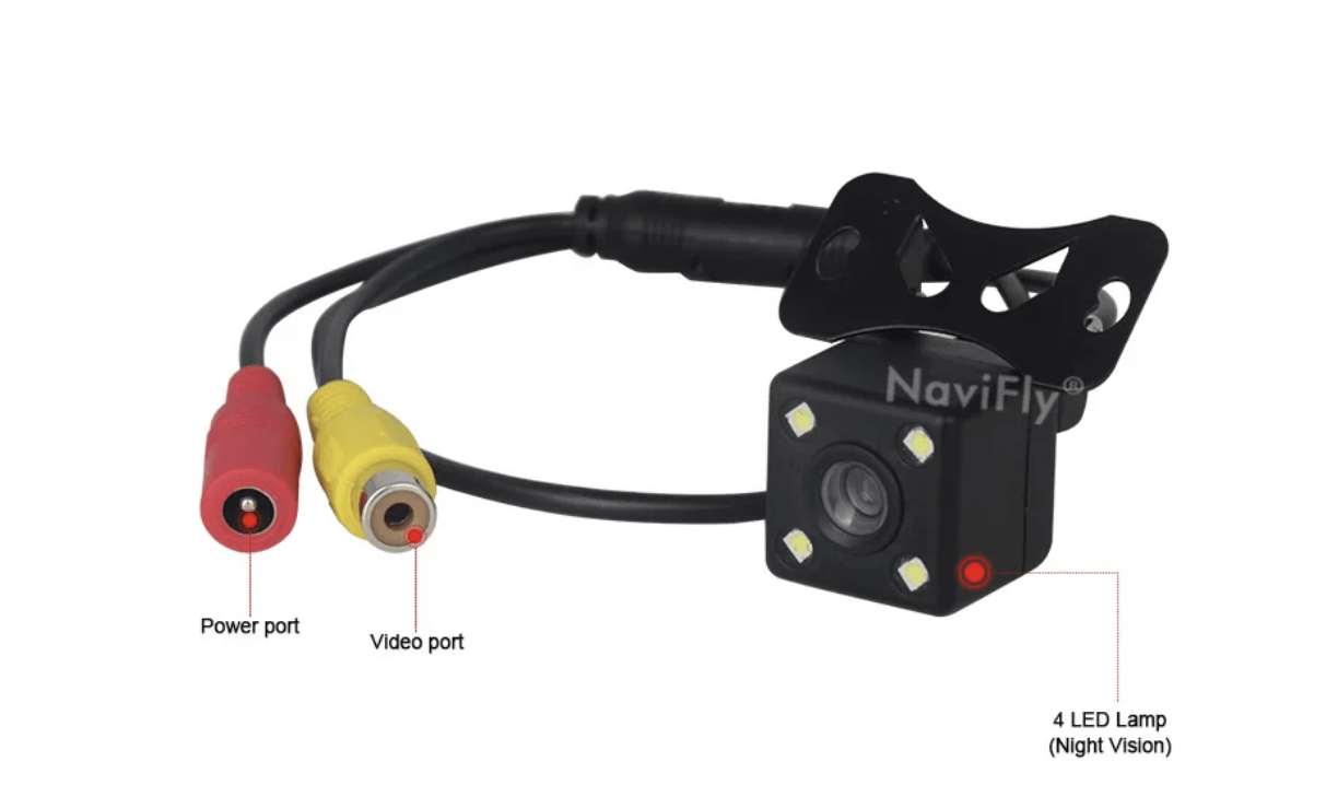 Achteruitrijcamera Universeel Premium met LED 720P – Carmediaeurope.com