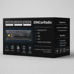 Connect 1-DIN autoradio met Bluetooth 5.0, FM, USB, AUX & handsfree 