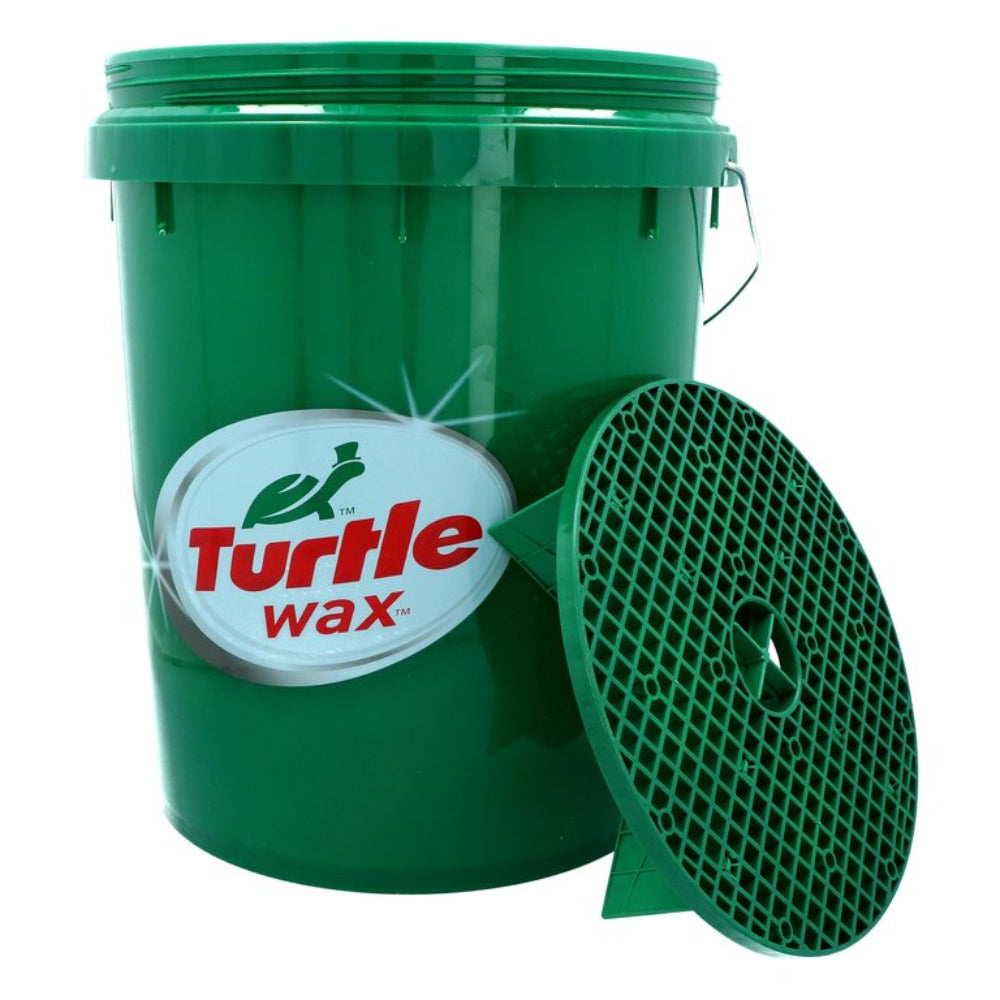 Turtle Wax 19L spand med SmartGuard med gitter til effektiv bilvask.