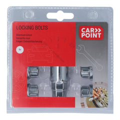 Carpoint vergrendelbare wielmoeren M12x1,5 F kogel 
