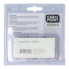Carpoint afsluitbare wielbouten M14x1,5x26mm G conisch 