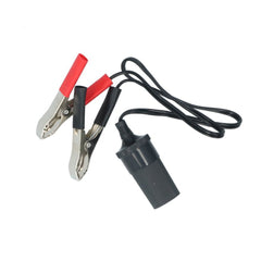 Carpoint 12V sigarettenaanstekerstekker met accuklemmen 10A 