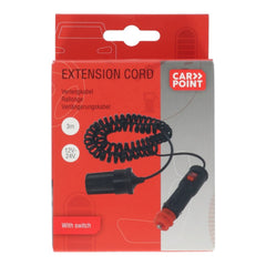 Carpoint verlengkabel 12 V, 250 cm, 5 A, met aan/uit-schakelaar 