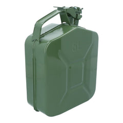 Carpoint brandstofjerrycan, 5 liter, groen metaal, UN-goedgekeurd 